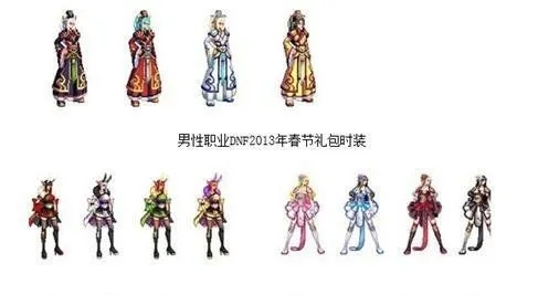 DNF春节套外观大盘点：从初代到最新款，经典回顾！