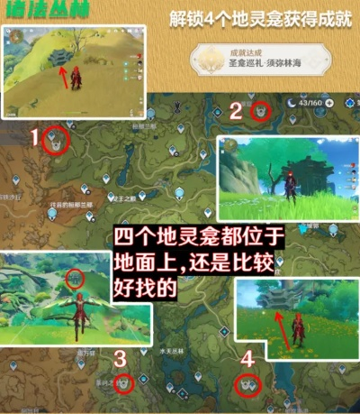 《须弥地灵龛分布地图，探索隐藏宝藏攻略》
