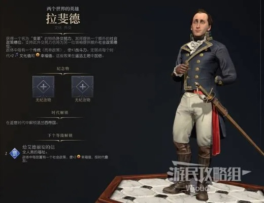 《文明7》拉斐德领袖深度解析:属性与独特能力揭秘 《文明7》拉斐德领袖深度解析:属性与独特能力揭秘
