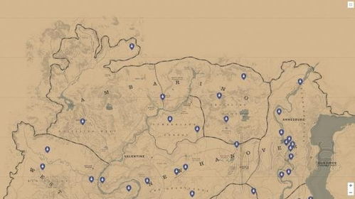 《荒野大镖客1》全收集地图揭秘：探索未知，成就全收集达人
