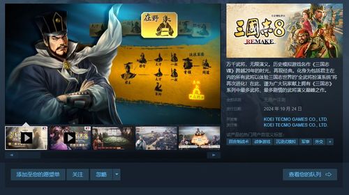 《三国志8重制版》策略攻略：实战技巧深度解析