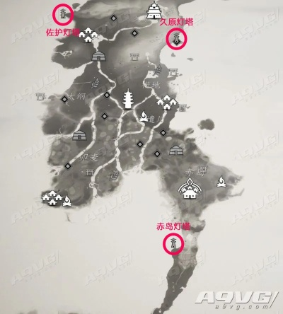 《对马岛之魂全灯塔坐标速查！10大灯塔位置揭秘》
