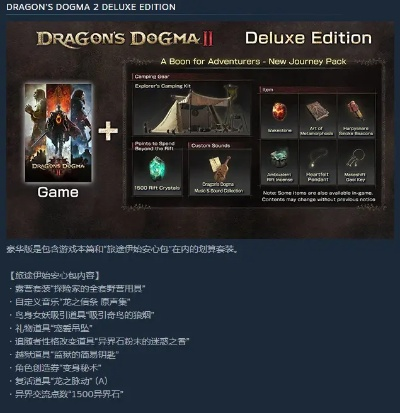 《龙之信条2》预购福利大揭秘！豪华版独享奖励一览