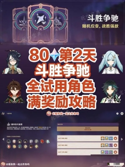 《原神》斗胜争驰挑战攻略：高效通关秘籍大公开