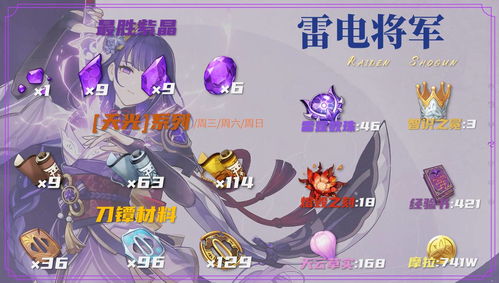 《原神》突破必备！高效收集雷电将军天云草实攻略秘籍