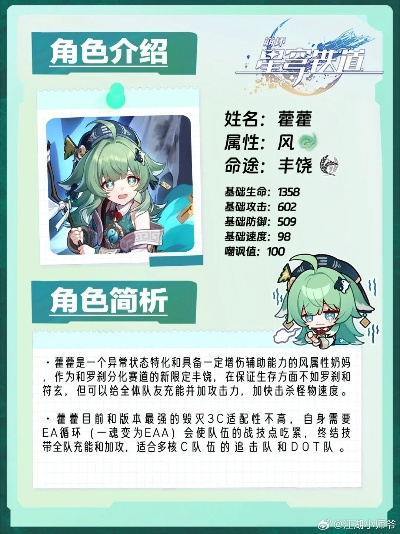 《崩坏星穹铁道》新角色藿藿首曝：神秘少女降临！
