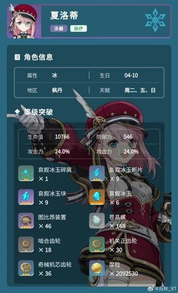 《原神》夏洛蒂攻略：一图解锁最强培养技巧