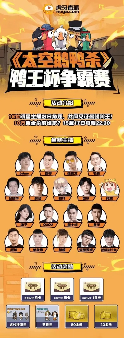《鹅鸭杀》虎牙粉丝节狂欢落幕,首测鸭力来袭6月26日! 《鹅鸭杀》虎牙粉丝节狂欢落幕,首测鸭力来袭6月26日!