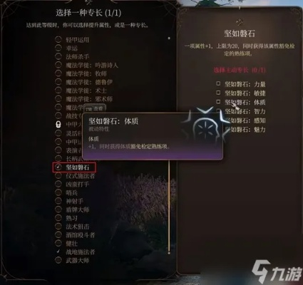 博德之门3全专长属性深度解析