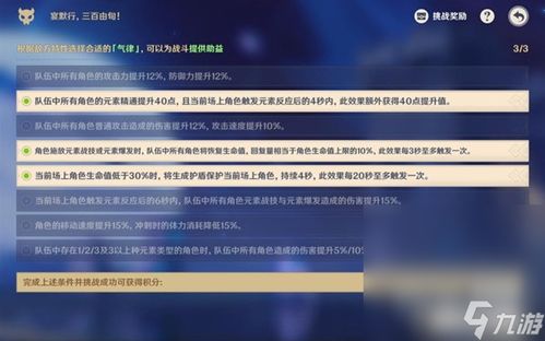 《原神》肃心旅宴四关满奖励攻略：高效通关秘籍！