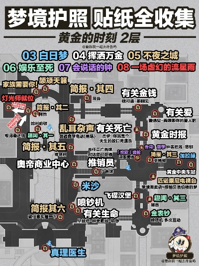 星穹铁道梦境护照5贴纸全收集攻略，快速找到隐藏位置