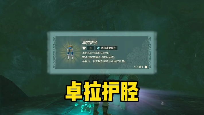 《塞尔达传说》卓拉护胫攻略：轻松获取方法揭秘