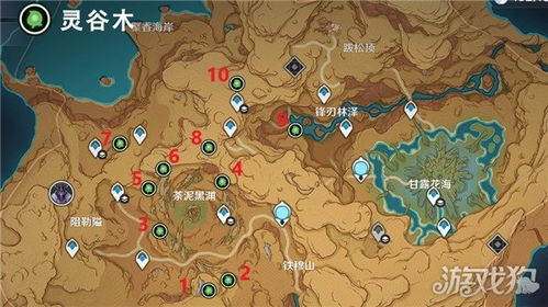 《原神》3.6微暗之火攻略：灵谷木精准位置揭秘
