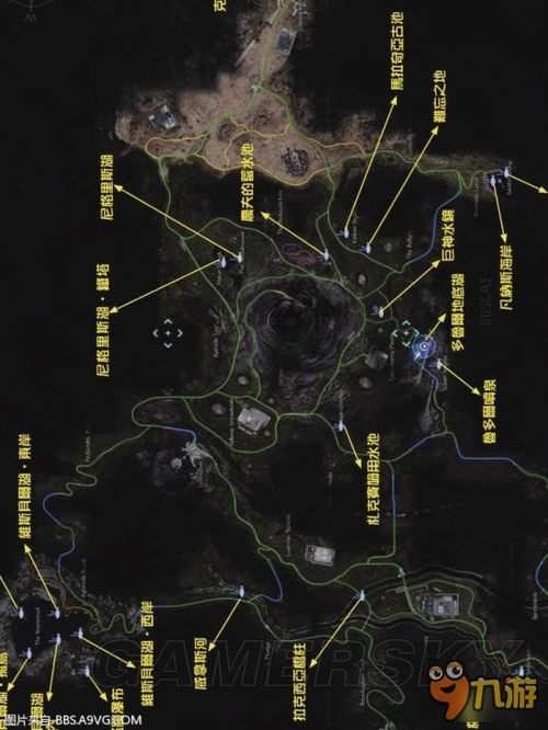 《剑星钓鱼圣地大揭秘：星刃全地图攻略》