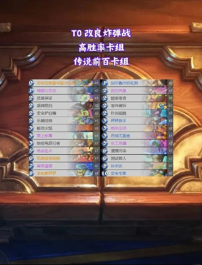 《炉石传说》德高胜率卡组:独家秘籍,助你制胜之道 《炉石传说》德高胜率卡组:独家秘籍,助你制胜之道