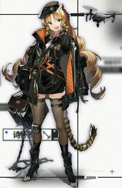 《三角洲女干员猫耳新皮肤》御姐猫耳风，霸气登场！