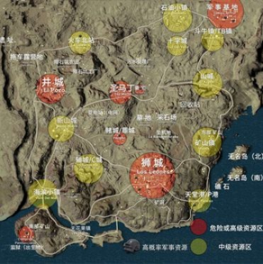 《绝地求生》沙漠地图：跳伞选址+决赛圈生存技巧攻略