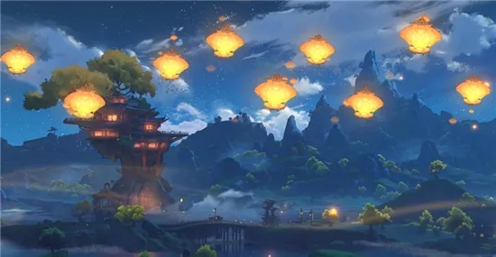 《原神》海灯节翻山攻略：纸映成戏第二幕高效路线分享