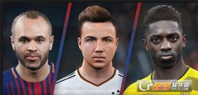 《实况2018》VS《FIFA18》：球员脸型大揭秘，谁更胜一筹？
