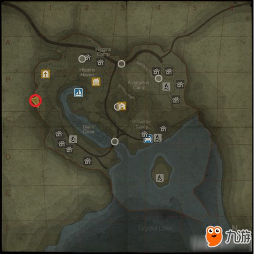 《十三号星期五》地图全物品道具位置速查攻略