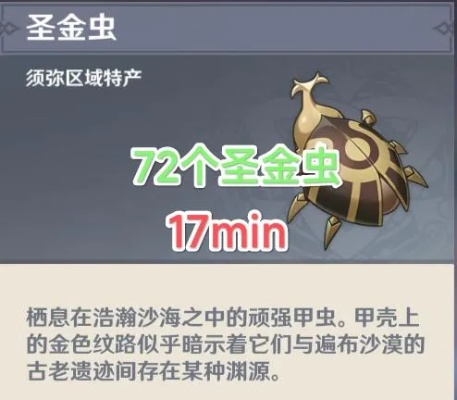 《原神》圣金虫高效收集攻略：隐藏地点全揭秘