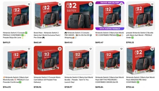 任天堂无保修冲击！Switch2黄牛血本无归大甩卖