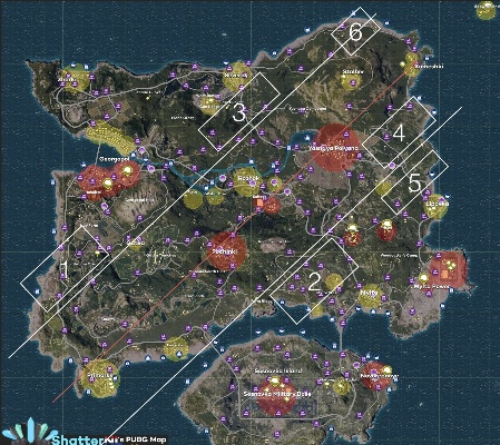 《绝地求生》地图详解+生存技巧攻略，新手必看！