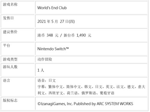 《World's End Club》PS5版数字下载今日开启！独家体验！