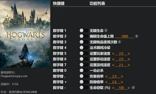 《霍格沃茨之遗》修改器攻略：轻松上手，畅玩无阻