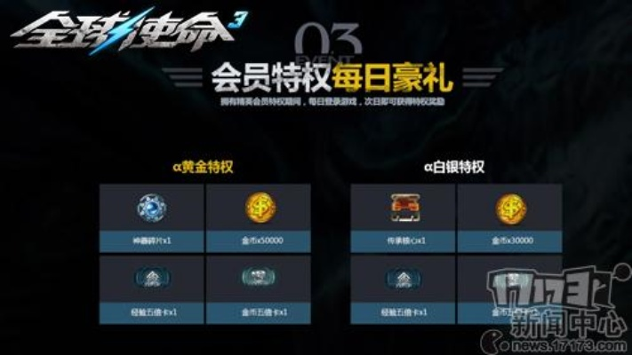 《全球使命3》幻影永久免费，海量巅峰币大放送！