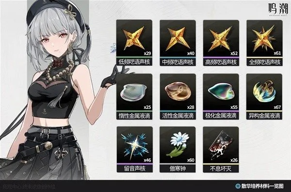 《鸣潮》弗洛洛成长必备：盘点高效培养材料